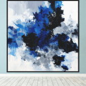 Toile Confluence de minuit bleu (Insitu (Plancher de Bois))