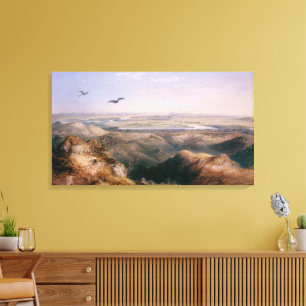 Toile Confluence du Yellowstone et du Missouri par Bodme