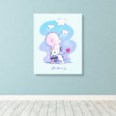 Toile Confort et sécurité | Charlie & Snoopy Hug (Insitu (Plancher de Bois))