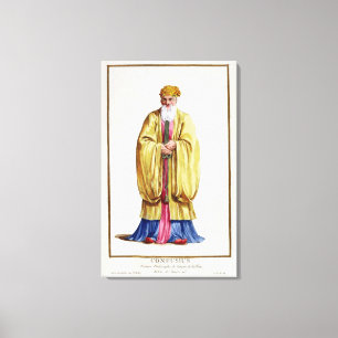 Toile Confucius (551-479 AVANT JÉSUS CHRIST), de 'DES