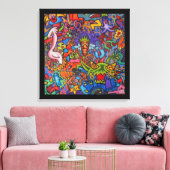 Toile Confusion par Squid Fear City (2.5) (Insitu(Salon))