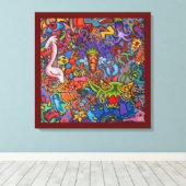 Toile Confusion Par Squid Fear City (2.5) (Insitu (Plancher de Bois))
