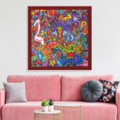 Toile Confusion Par Squid Fear City (2.5) (Insitu(Salon))