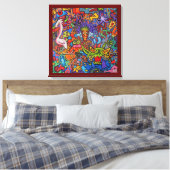 Toile Confusion Par Squid Fear City (2.5) (Insitu(Chambre))