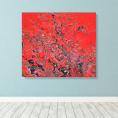 Toile Confusion rouge (Insitu (Plancher de Bois))