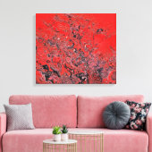 Toile Confusion rouge (Insitu(Salon))