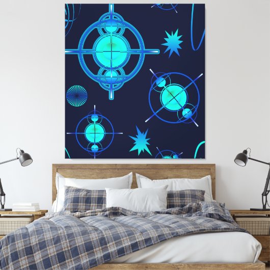 Toile Connected Minds Pattern (Insitu(Chambre))
