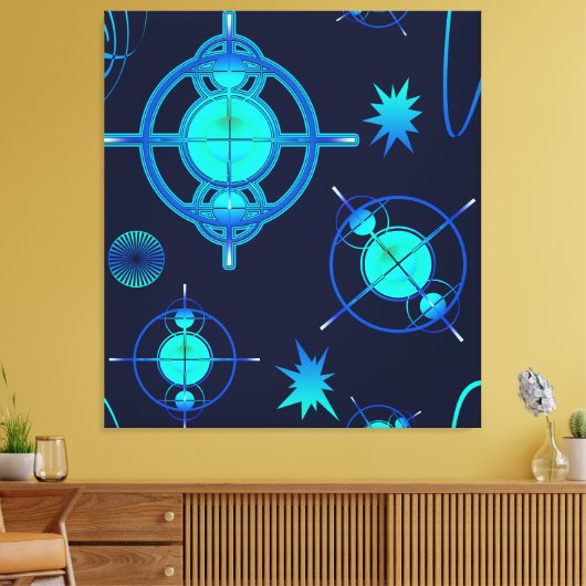 Toile Connected Minds Pattern (Insitu(Salon))