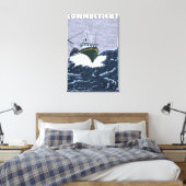 Toile ConnecticutCrab Pêche Bateau de pêche (Insitu(Chambre))