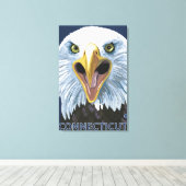 Toile ConnecticutEagle vers le haut (Insitu (Plancher de Bois))
