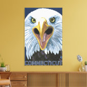 Toile ConnecticutEagle vers le haut (Insitu(Salon))