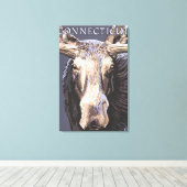 Toile ConnecticutMoose - Fermer (Insitu (Plancher de Bois))