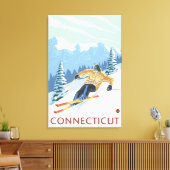 Toile ConnecticutSkier de descente (Insitu(Salon))