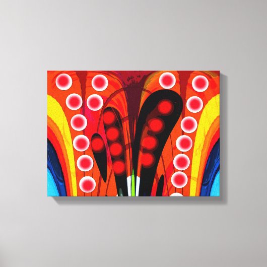 Toile Connexions art abstrait (Recto)