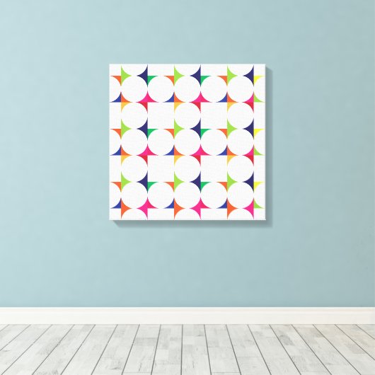 Toile Connexions de couleur (Insitu (Plancher de Bois))