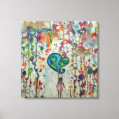 Toile Conquérir Chaos Aimer Canvas Abstrait Imprimer (Recto)