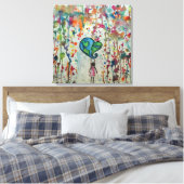 Toile Conquérir Chaos Aimer Canvas Abstrait Imprimer (Insitu(Chambre))