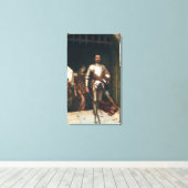 Toile Conquête (Chevalier médiéval victorieux) (Insitu (Plancher de Bois))