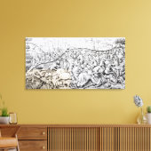 Toile Conquête de Jérusalem par Charlemagne (Insitu(Salon))