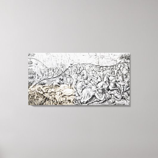 Toile Conquête de Jérusalem par Charlemagne (Recto)