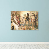 Toile Conquête du Mexique (Insitu (Plancher de Bois))