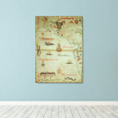 Toile Conquête du Mexique et du Pérou (Insitu (Plancher de Bois))