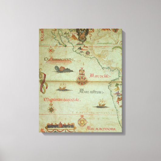 Toile Conquête du Mexique et du Pérou (Recto)