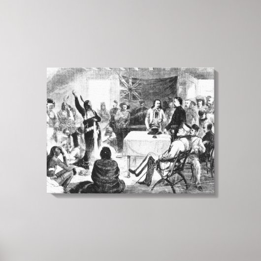 Toile Conseil Bull, 1877 (Recto)