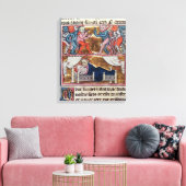 Toile Conseil des démons, de l'Histoire de Merlin (Insitu(Salon))