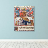 Toile Conseil des démons, de l'Histoire de Merlin (Insitu (Plancher de Bois))