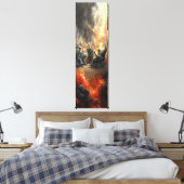 Toile 🔥 👾 conséquences de l'invasion Alien 🌆 (Insitu(Chambre))