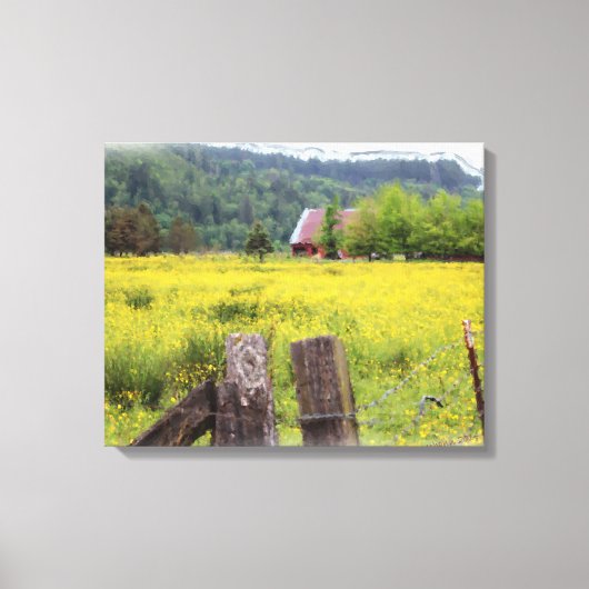 Toile Considérez les mensonges du champ - Matthieu 6:28 (Recto)