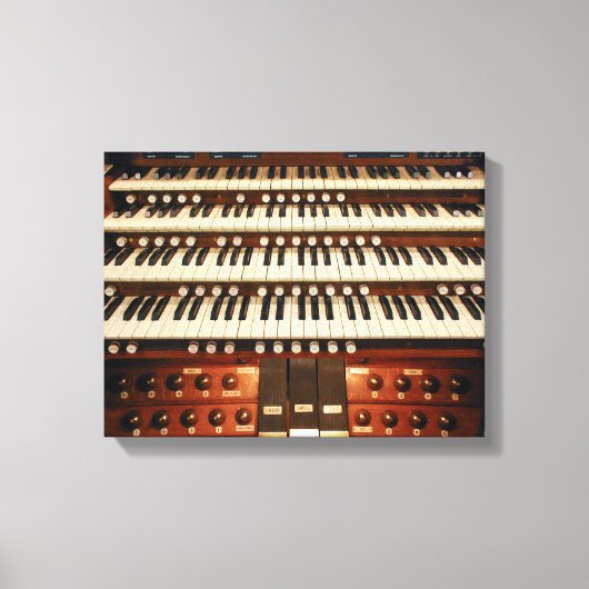 Toile Console d'orgue (Recto)