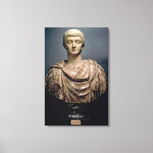 Toile Constantin I (c.274-337) c.350 AD (marbre) (Recto)