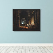 Toile Constatation du Laocoon par Hubert Robert (Insitu (Plancher de Bois))