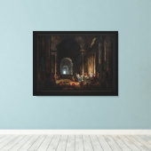 Toile Constatation du Laocoon par Hubert Robert (Insitu (Plancher de Bois))