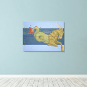 Toile Constellation de Capricorne, de 'Uranometria' par (Insitu (Plancher de Bois))