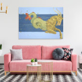 Toile Constellation de Capricorne, de 'Uranometria' par (Insitu(Salon))
