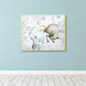 Toile Constellation de Taurus, plaque 2 de 'Atlas Coele (Insitu (Plancher de Bois))