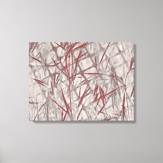 Toile Construction en rouille et gris (Recto)