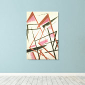 Toile Construction linéaire, vers 1921 (gouache sur papi (Insitu (Plancher de Bois))