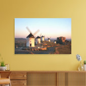 Toile Consuegra, La Mancha, Espagne, éoliennes (Insitu(Salon))
