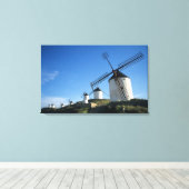 Toile Consuegra, La Mancha, Espagne, éoliennes 2 (Insitu (Plancher de Bois))