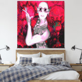 Toile Contact extraterrestre (Insitu(Chambre))