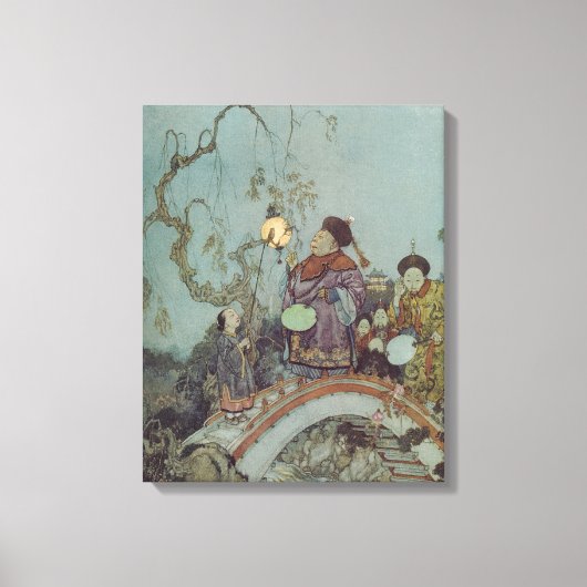 Toile Conte de fées vintage, cauchemar d'Edmund Dulac (Recto)