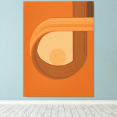 Toile Contemplation Abstraite Minimaliste Moderne (Insitu (Plancher de Bois))