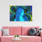 Toile Contemplation bleue (Insitu(Salon))