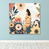 Toile Contemplation du jardin (Insitu (Plancher de Bois))