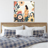 Toile Contemplation du jardin (Insitu(Chambre))