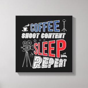 Toile Contenu de la prise de café - Veille Répéter